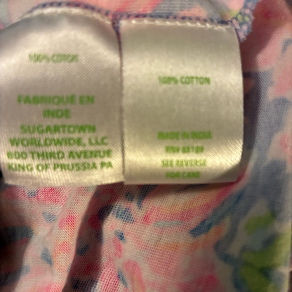 NWOT Loro Midi Dress Peri Blue Print (Sunrise Bay) - Picture 2 of 5